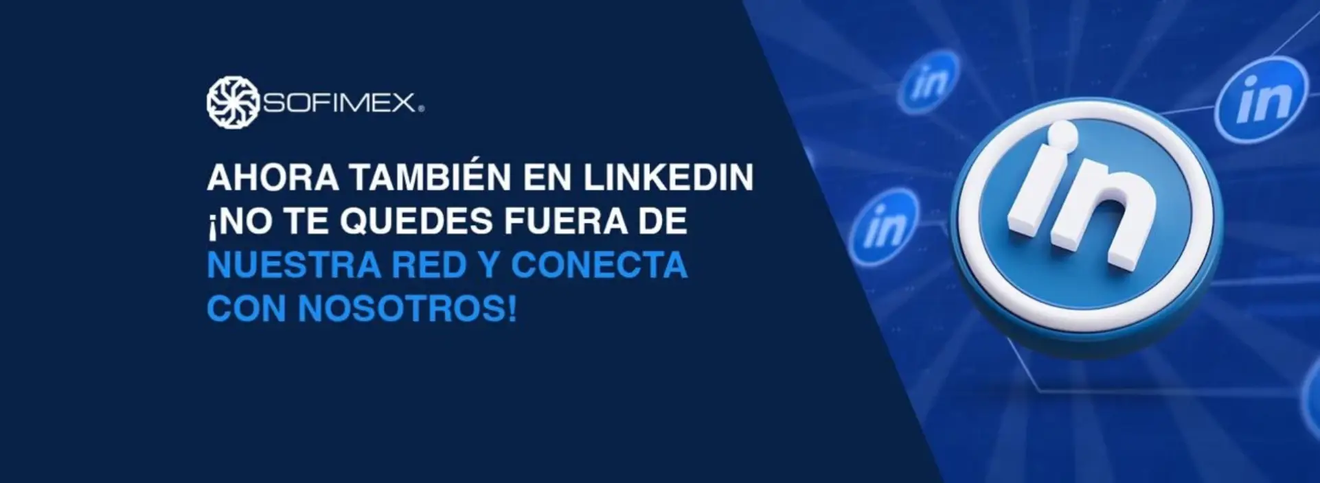 Banner de LinkedIn de SOFIMEX