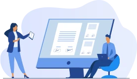 Icono de descarga de documento fiduciario