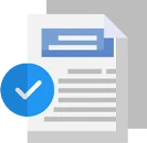 Icono de validación de seguros de caución