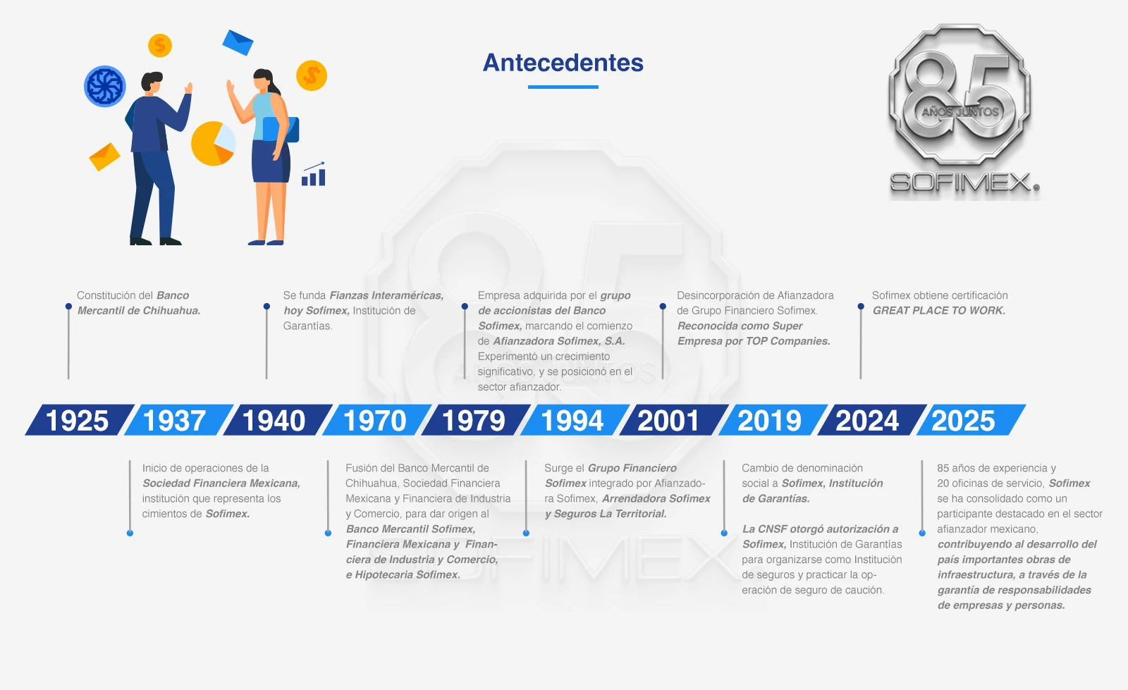 Antecedentes e historia de SOFIMEX